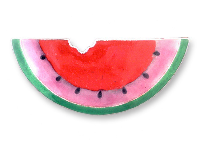 Zarah Co Jewelry 206166 Juicy Watermelon Barrette