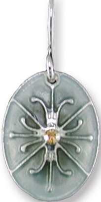 Zarah Co Jewelry 2118Z1P Silk and Slate Pendant on Chain