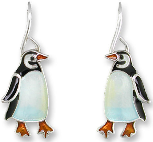 Zarah Co Jewelry 2143Z1 Little Penguin Earrings