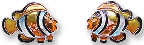 Zarah Co Jewelry 2156Z1 Clownfish Post Earrings