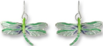 Zarah Co Jewelry 2901Z1 Turquoise Dragonfly Earrings