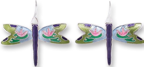 Zarah Co Jewelry 3215Z1 Dragonfly Montage Earrings