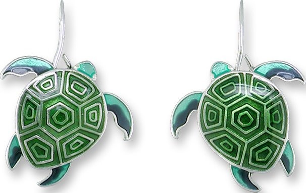 Zarah Co Jewelry 3219Z1 Hawaiian Honu Turtle Earrings