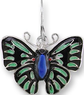 Zarah Co Jewelry 3225Z1P Apollo Metalmark Butterfly Pendant