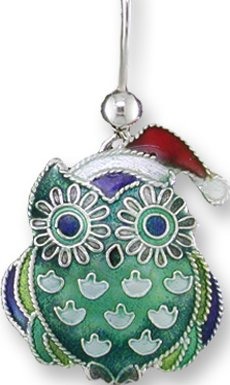 Zarah Co Jewelry 323191P Christmas Hoot Pendant