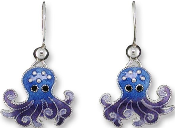 Zarah Co Jewelry 414301 Octopus Dangle Earrings