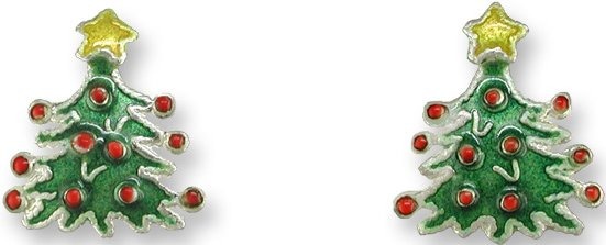 Zarah Co Jewelry 611891 Holiday Tree Earrings