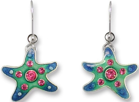 Zarah Co Jewelry 708301 Lil' Crystal Starfish