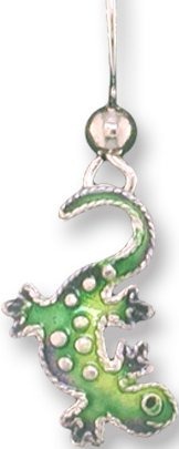 Zarah Co Jewelry 717301P Little Gecko Lizard Pendant