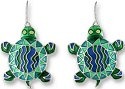 Zarah Co Jewelry 0105Z1 Calypso Turtle Earrings