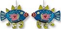 Zarah Co Jewelry 0107Z1 Calypso Fish Earrings