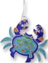 Zarah Co Jewelry 0109Z1P Calypso Crab Pendant on Chain