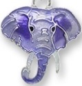 Zarah Co Jewelry 0709Z1P Little Elephant Pendant on Chain