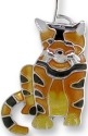Zarah Co Jewelry 0711Z1P Golden Tabby Cat Pendant on Chain