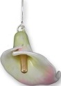 Zarah Co Jewelry 0905Z1P Blushing Calla Lily Earrings