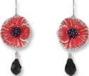 Zarah Co Jewelry 0908Z1 Chinese Poppy Earrings