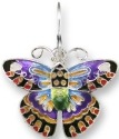 Zarah Co Jewelry 1103Z1P Designer Butterfly Pendant on Chain