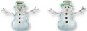 Zarah Co Jewelry 1105Z1 Christmas Snowman Earrings
