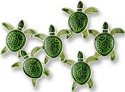 Zarah Co Jewelry 1301Z2 Turtle Sextuplets Pin Brooch