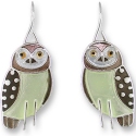 Zarah Co Jewelry 1304Z1 Owl Earrings