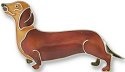 Zarah Co Jewelry 1901Z2 Dachshund Pin Brooch