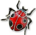 Zarah Co Jewelry 191202 Ladybug Pin Brooch