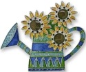 Zarah Co Jewelry 2002Z2 French Sunflowers Pin Brooch