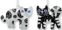 Zarah Co Jewelry 2011Z1 Feline Friends Cat Earrings