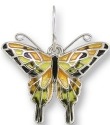 Zarah Co Jewelry 2106Z1P Tiger Swallowtail Butterfly Pendant on Chain