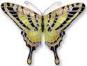 Zarah Co Jewelry 2106Z2 Tiger Swallowtail Butterfly Pin