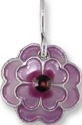 Zarah Co Jewelry 2110Z1P Crimson and Lilac Pendant on Chain