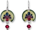Zarah Co Jewelry 2113Z1 Ruby Anthemion Earrings