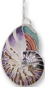 Zarah Co Jewelry 2121Z1P Nautilus Shell Pendant on Chain