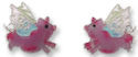 Zarah Co Jewelry 2124Z1 Flying Pig Post Earrings