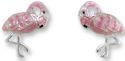 Zarah Co Jewelry 2130Z1 Flamingo Post Earrings
