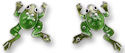 Zarah Co Jewelry 2132Z1 Frog Post Earrings
