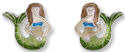 Zarah Co Jewelry 2133Z1 Mermaid Post Earrings