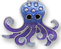 Zarah Co Jewelry 2135Z1P Octopus Dangle Pendant on Chain