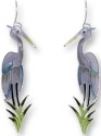 Zarah Co Jewelry 2138Z1 Great Blue Heron Earrings