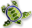 Zarah Co Jewelry 2144Z1P Little Turtle Pendant on Chain