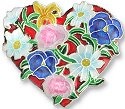 Zarah Co Jewelry 214592 Flowered Heart