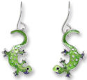 Zarah Co Jewelry 2146Z1 Little Gecko Lizard Earrings