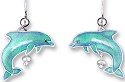 Zarah Co Jewelry 216301 Dolphin with Pearl Earrings