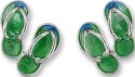 Zarah Co Jewelry 2171Z1 Flip Flops Post Earrings