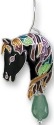 Zarah Co Jewelry 2706Z1P Jeweled Horse Pendant