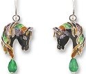Zarah Co Jewelry 274601 Jeweled Horse Earrings