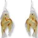 Zarah Co Jewelry 2915Z1 Palomino Horse Earrings