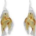 Zarah Co Jewelry 2915Z1 Palomino Horse Earrings