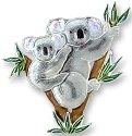 Zarah Co Jewelry 292102 Australian Koala Pin Brooch