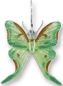 Zarah Co Jewelry 2924Z1P Luna Moth Butterfly Pendant